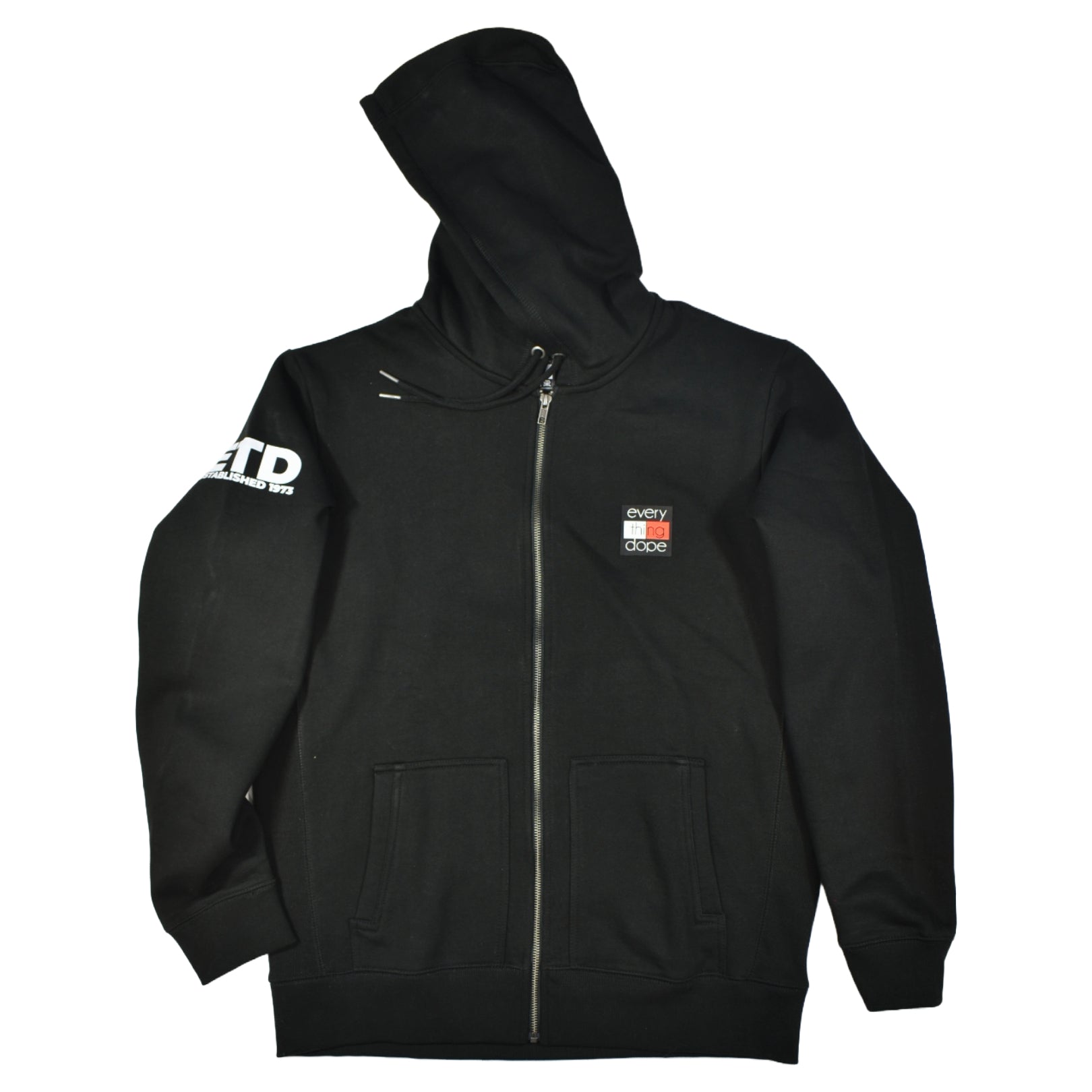 Black Ice Zip Hoodie - Winter Blues Edition