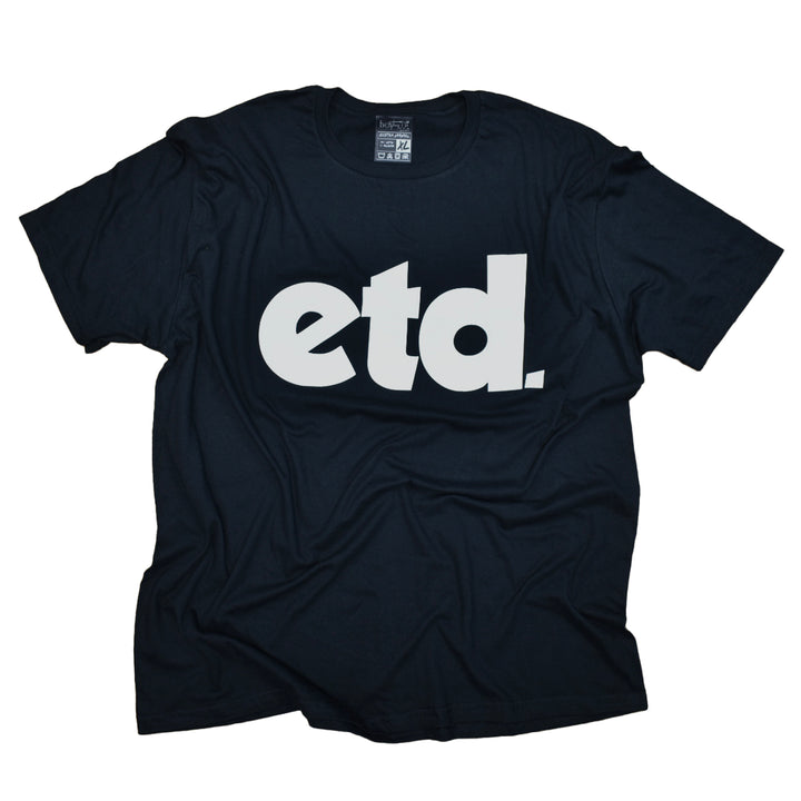 Reflective ETD Tee in black with reflective EveryThingDope graphic