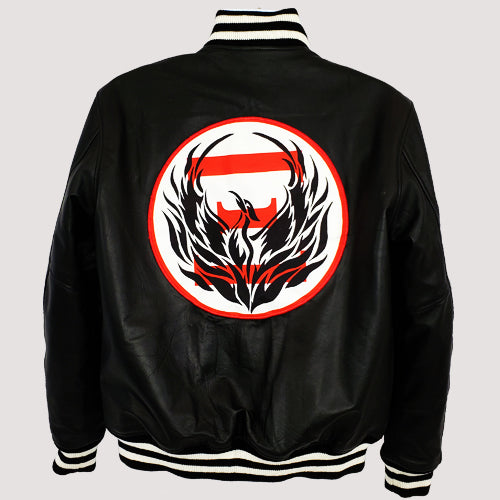 ETD Leather Logo Jacket